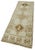 Boho Chic Bohemian Beige Runner Rug For Sale - Image 3 of 7