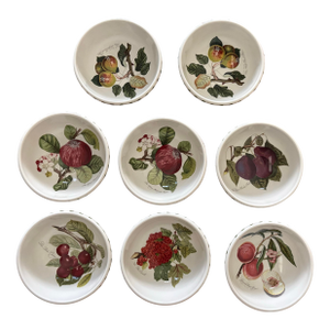 1990s Portmeirion Pomona Bowls- Set of 8