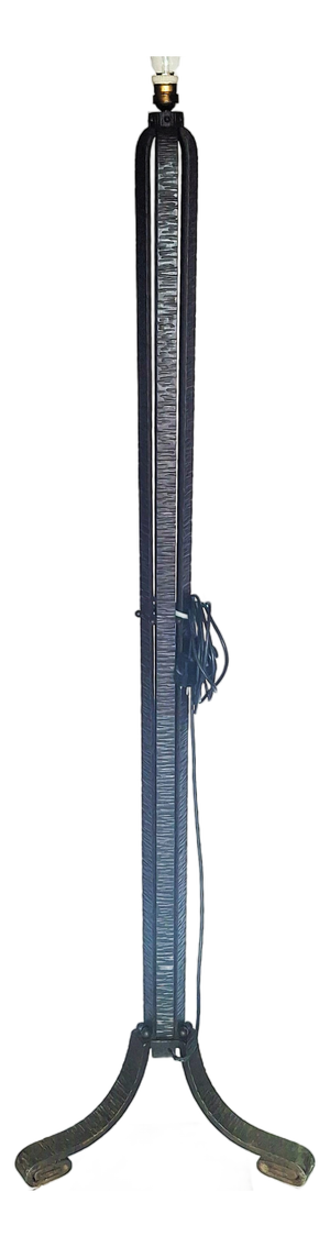 Art Deco Wrought Iron Floor Lamp, 1950s