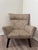 Room & Board Room & Board Wingback Lounge Chair in Cream and Black Dot Fabric, Splayed Legs For Sale - Image 4 of 10