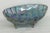 Traditional Indiana Carnival Glass Harvest Grape Blue Oval Center Fruit Bowl For Sale - Image 3 of 11