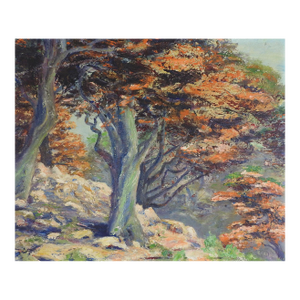 Mid 20th Century California Impressionist Landscape Painting