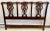 1990s Baker Furniture Chippendale Style Carved Mahogany Queen Pierced Splat Headboard For Sale - Image 5 of 16