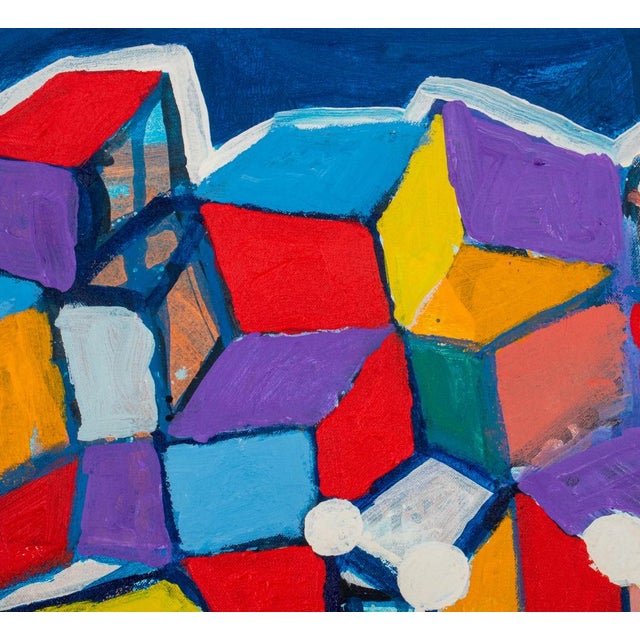 Domenick Capobianco Abstract Cubist Oil on Canvas For Sale In New York - Image 6 of 9