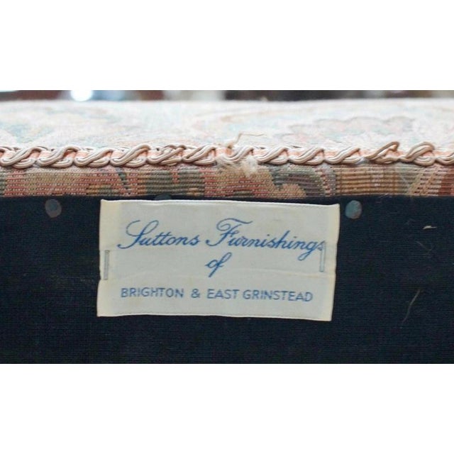 19th Century Antique Victorian English Oak Barley Twist Bench, 1880 For Sale - Image 5 of 6