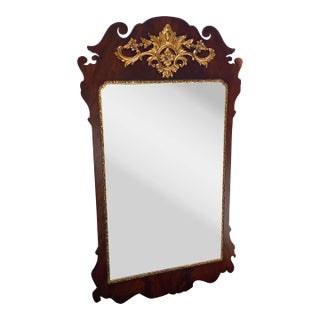 Antique Mantle Mirror Sideboard Entry Way Federal For Sale