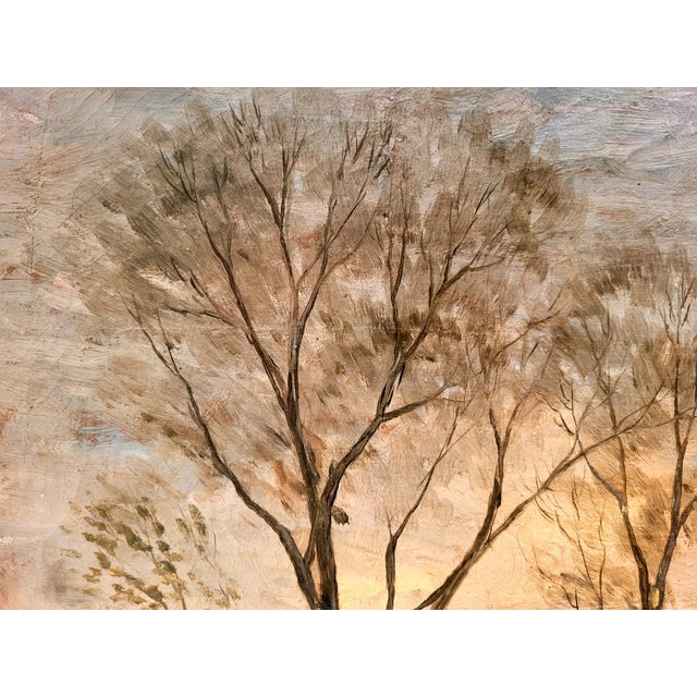 The Hague School, After Anton Mauve, Shepherd with Flock, 1890s, Oil on Canvas For Sale - Image 12 of 13