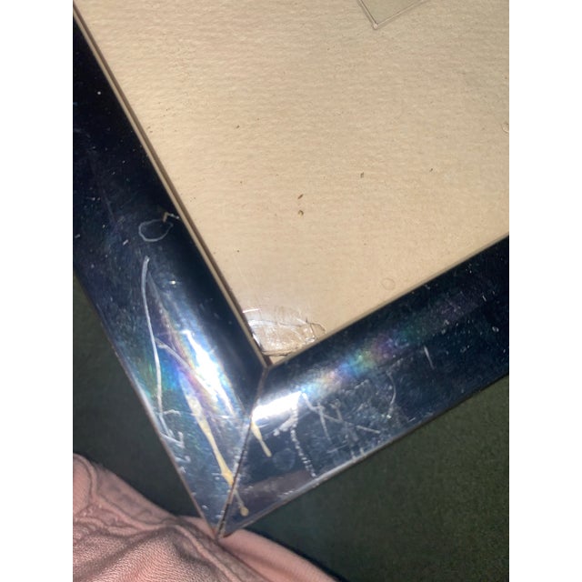 1970s Black Art Framed Black and White Portrait Drawing of a Young Person For Sale - Image 12 of 12