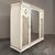 Antique Italian Neoclassical Painted Triple Armoire For Sale - Image 4 of 18