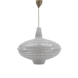 Glass Pendant Light Bari by Aloys F. Gangkofner for Peill & Putzler, 1950s