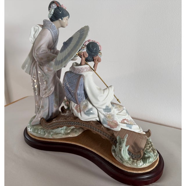 Late 20th Century Lladro's "Springtime in Japan" by Salvador Deboa For Sale - Image 5 of 12