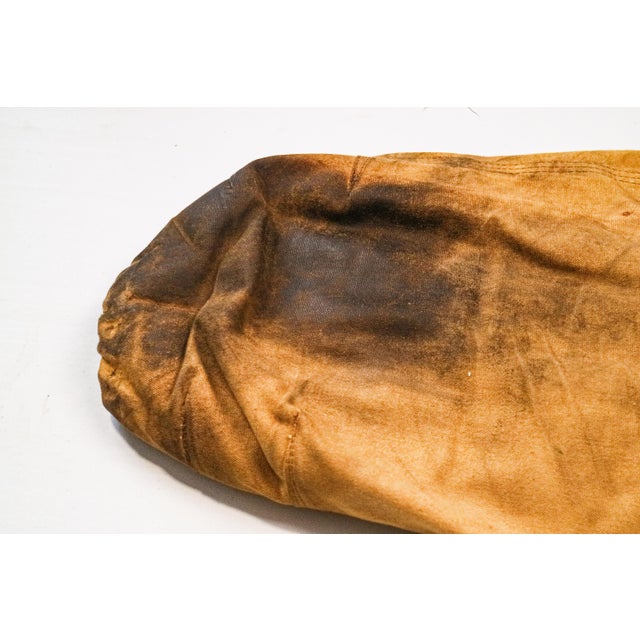 Amazing Game Played Antique Canvas Youth Football Pants Sports Team Memorabilia Man Cave Decor For Sale - Image 4 of 14