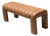 Contemporary Channel-Tufted Upholstered Bench For Sale