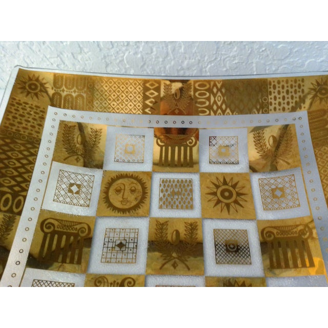 Mid-Century Modern Mid-Century Georges Briard Gold Glass Bowls, a Pair For Sale - Image 3 of 5