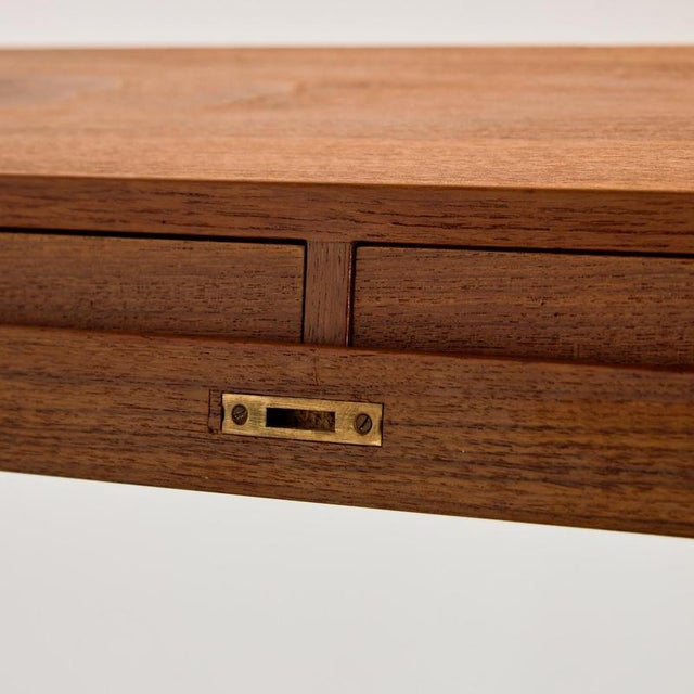 Teak Bureau Desk, 1960s For Sale - Image 10 of 18