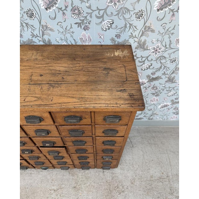 Oak Workshop Cabinet with Drawers, 1920s For Sale - Image 6 of 12