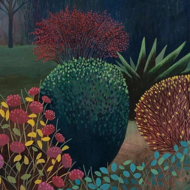 Contemporary Olga Szczechowska, Pandemic 3 - Landscape Painting, Minimalist Painting, 2020 For Sale - Image 3 of 6