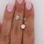 Metal Natural 2 Carat Round Diamond 14k White Gold Screw Back Martini Stud Earring For Sale - Image 7 of 10