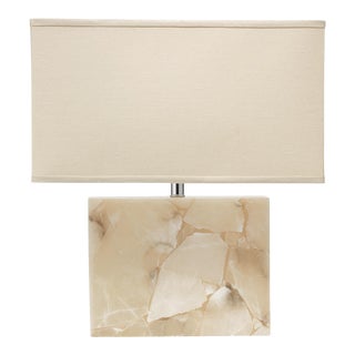 Jamie Young Borealis Alabaster Table Lamp For Sale