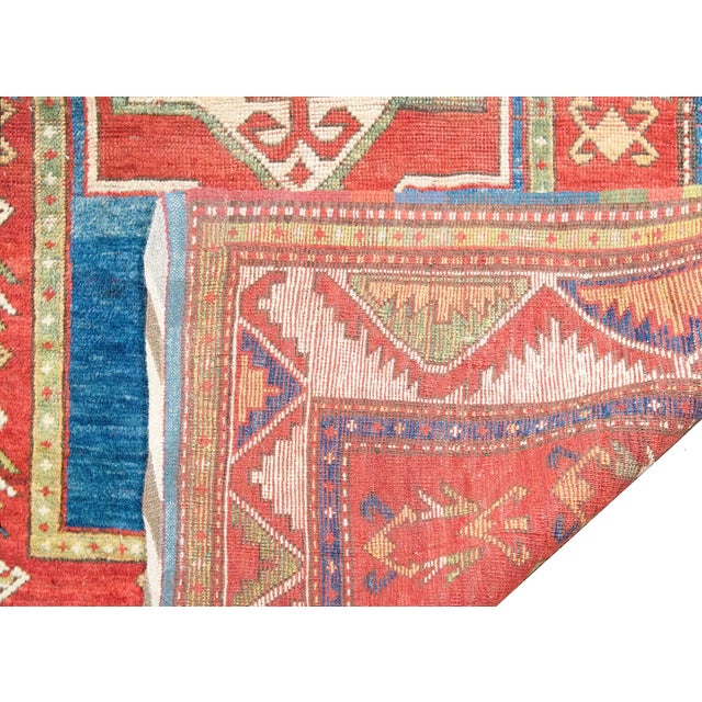 Early 20th Century Kazak Prayer Rug For Sale - Image 13 of 14