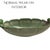 Mid-Century Modern Vintage Mid-Century Modern Green Pottery Oval Planter Dish | Usa, 1960s For Sale - Image 3 of 7