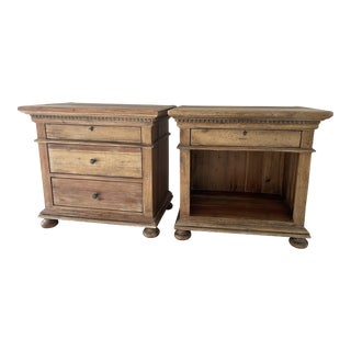 Restoration Hardware St. James Nightstands - a Pair For Sale