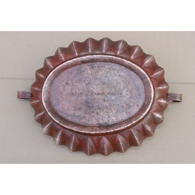 1960's Hammered Copper Mexican Decorative Bowl For Sale - Image 12 of 12
