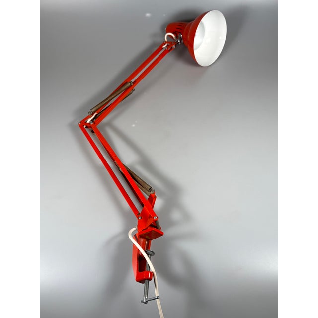 Space Age Scissor Desk Lamp in Metal, 1960s For Sale - Image 6 of 12