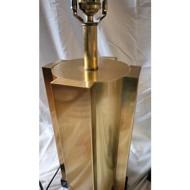 1980s 80s Wildwood Art Deco Revival Table Lamps- A Pair For Sale - Image 5 of 10
