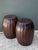 Vintage Glazed Ceramic Glazed Low Stools - A Pair For Sale - Image 9 of 12