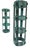 Brutalist 1970s Set of 3 Brutalist Style Candlestick Holders Cage Design For Sale - Image 3 of 7