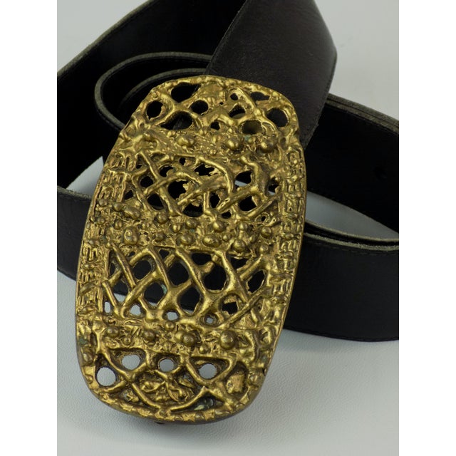 1950s Bronze Belt Line Vautrin attributed to Line Vautrin, 1950s For Sale - Image 5 of 6