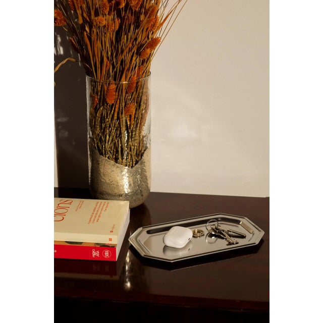 Italian Stainless Steel Tray For Sale - Image 11 of 11