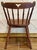 Mid-Century Modern Solid Hard Rock Maple Colonial, Pub Style Spindle Back Side or Dining Chair For Sale - Image 3 of 12
