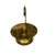 Vintage Old World Style Brass Candlestick Holder For Sale - Image 4 of 5