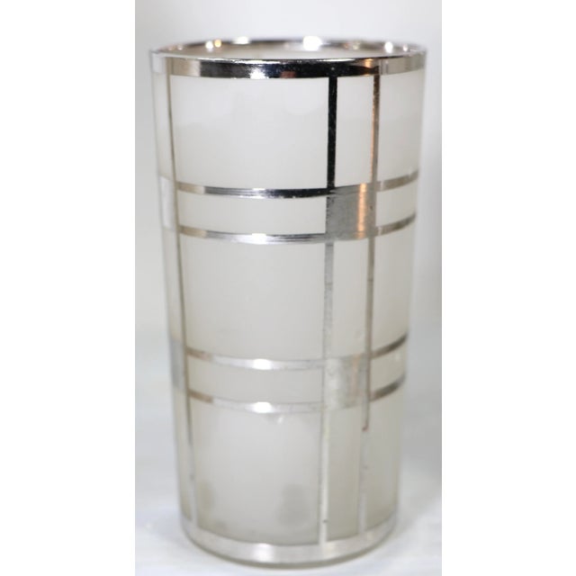 Art Deco 1930s Fostoria Silver Overlay Art Deco Bar Cocktail Set- 13 Pieces For Sale - Image 3 of 11