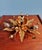 Floral Ceiling Light in Gilded Metal, Italy, 1970s For Sale - Image 13 of 15