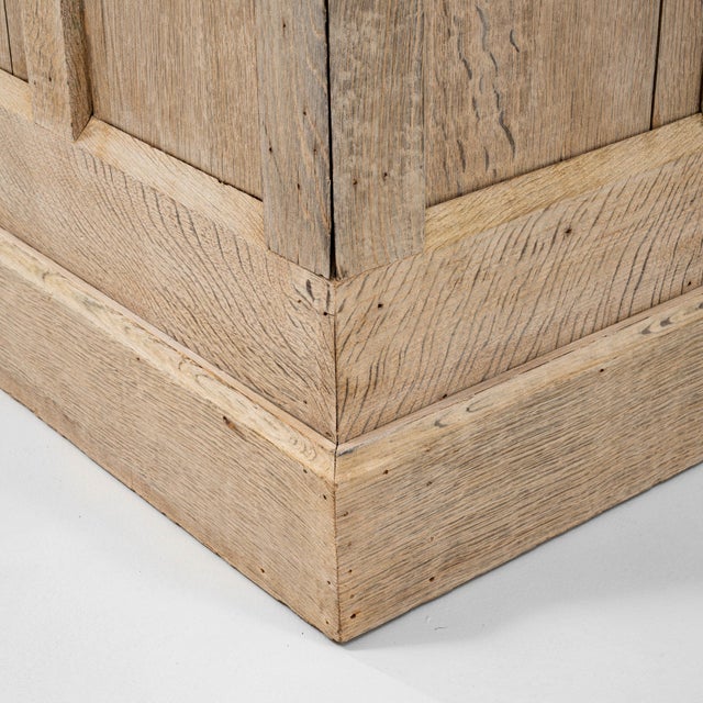 1920s French Oak Display Cabinet For Sale - Image 11 of 11