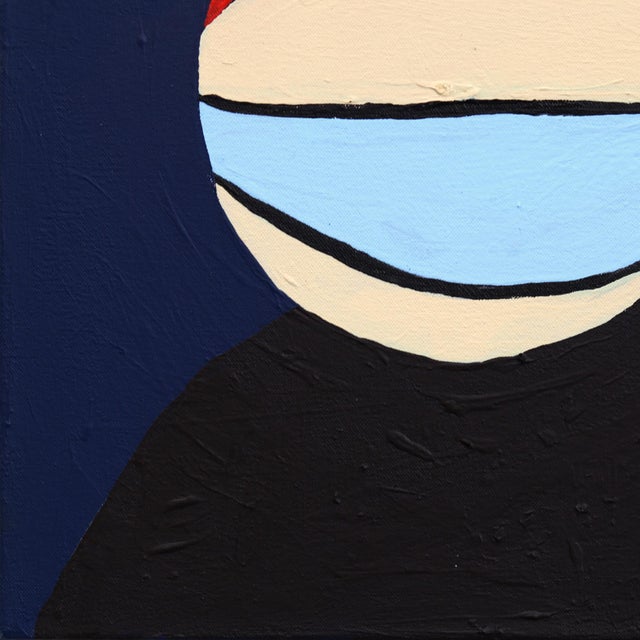 A Trophy My City - Contemporary Figurative Sports Art Drenched With Color Original Artwork by Danny Brown For Sale - Image 4 of 9