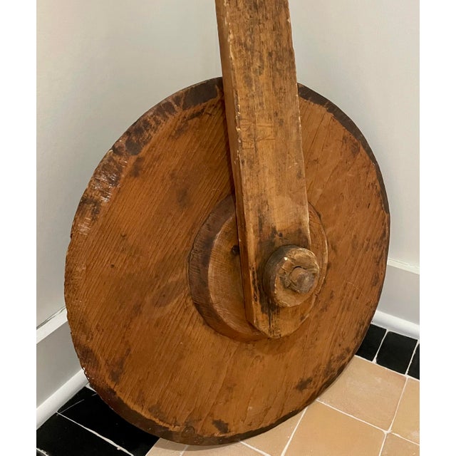 Farmhouse Early 20th Century Primitive Rotating Seeder Tool For Sale - Image 3 of 6