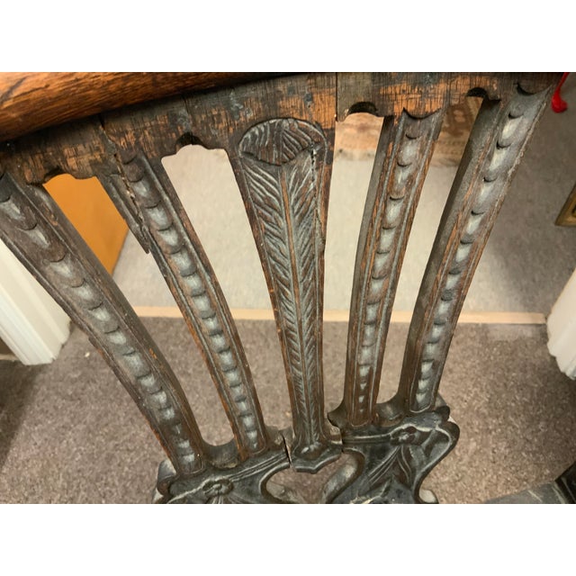 Late 19th Century Carved Oak Corner Chair For Sale In New York - Image 6 of 18