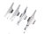 Silver Wall Sconces from Doria Leuchten, 1960, Set of 2 For Sale - Image 8 of 10