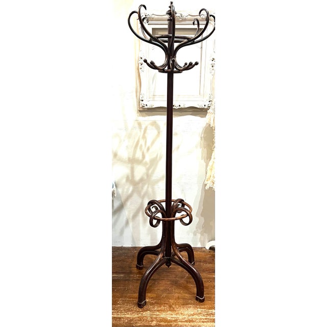 Late 19th Century Late 19th Century Bentwood Hall Tree Thonet Style For Sale - Image 5 of 9