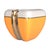 "Blanc Paris" Side Table With Bronze Details, Handcrafted For Sale In Los Angeles - Image 6 of 8