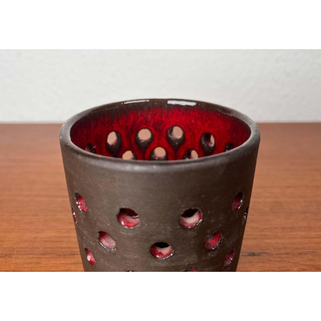 Mid-Century Modern Danish Studio Pottery Candleholder from Lehmann Pottery, 1960s For Sale - Image 14 of 18