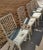 Chippendale 1970s Vintage Hibriten Bernhardt Bamboo Set Four Bamboo Chairs Quality High End For Sale - Image 3 of 7