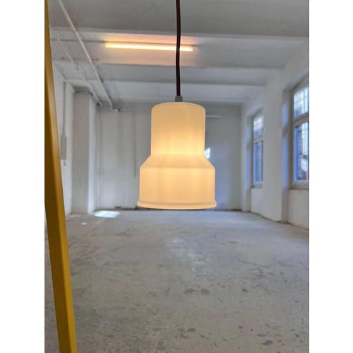 White Glass Pendant Lamp by Sidse Werner for Holmegaard For Sale - Image 11 of 11