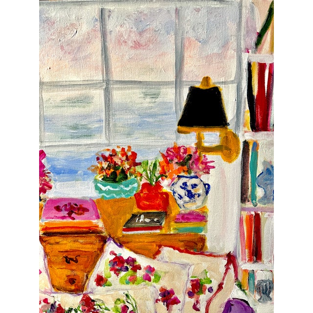 Impressionist Ocean View, an Original Painting For Sale - Image 3 of 4