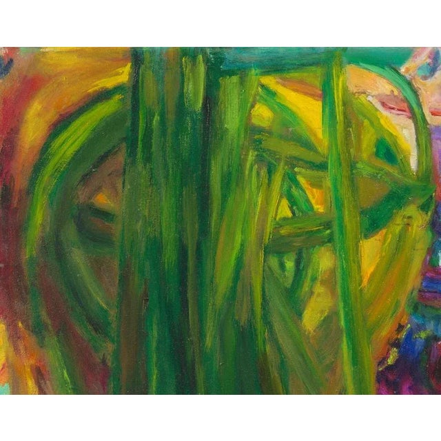 "Emotional Untitled" Contemporary Abstract Expressionist Oil Painting by Regina Gately For Sale - Image 4 of 5