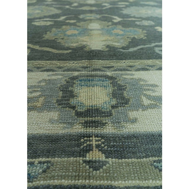 Turkish Oushak Rug 8'3" x 8'5" #19059 For Sale - Image 4 of 8